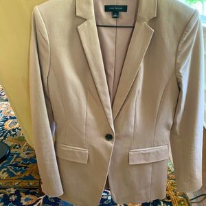 Ann Taylor suit blazer in tan